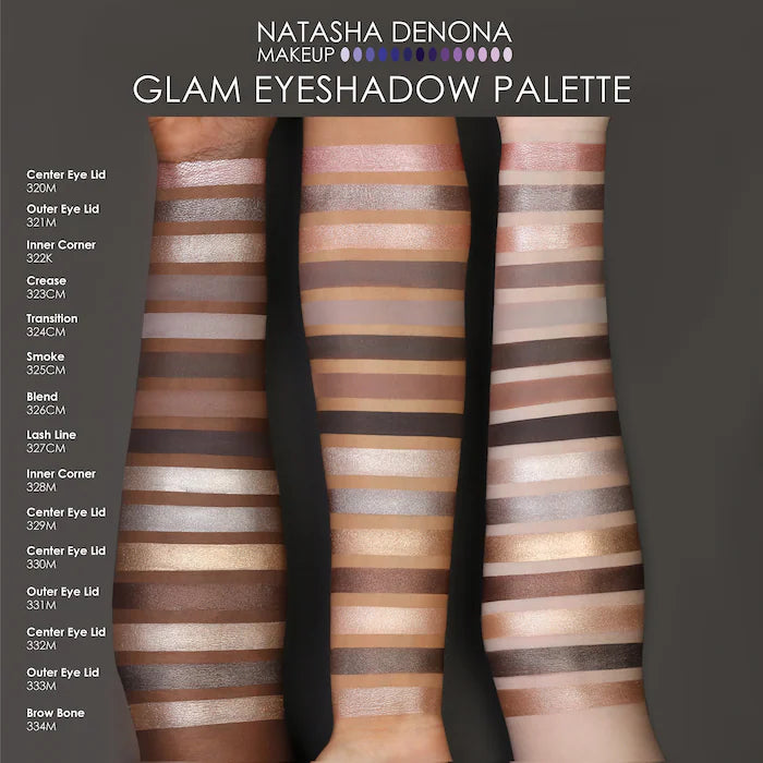 Natasha Denona - Glam Eyeshadow Palette