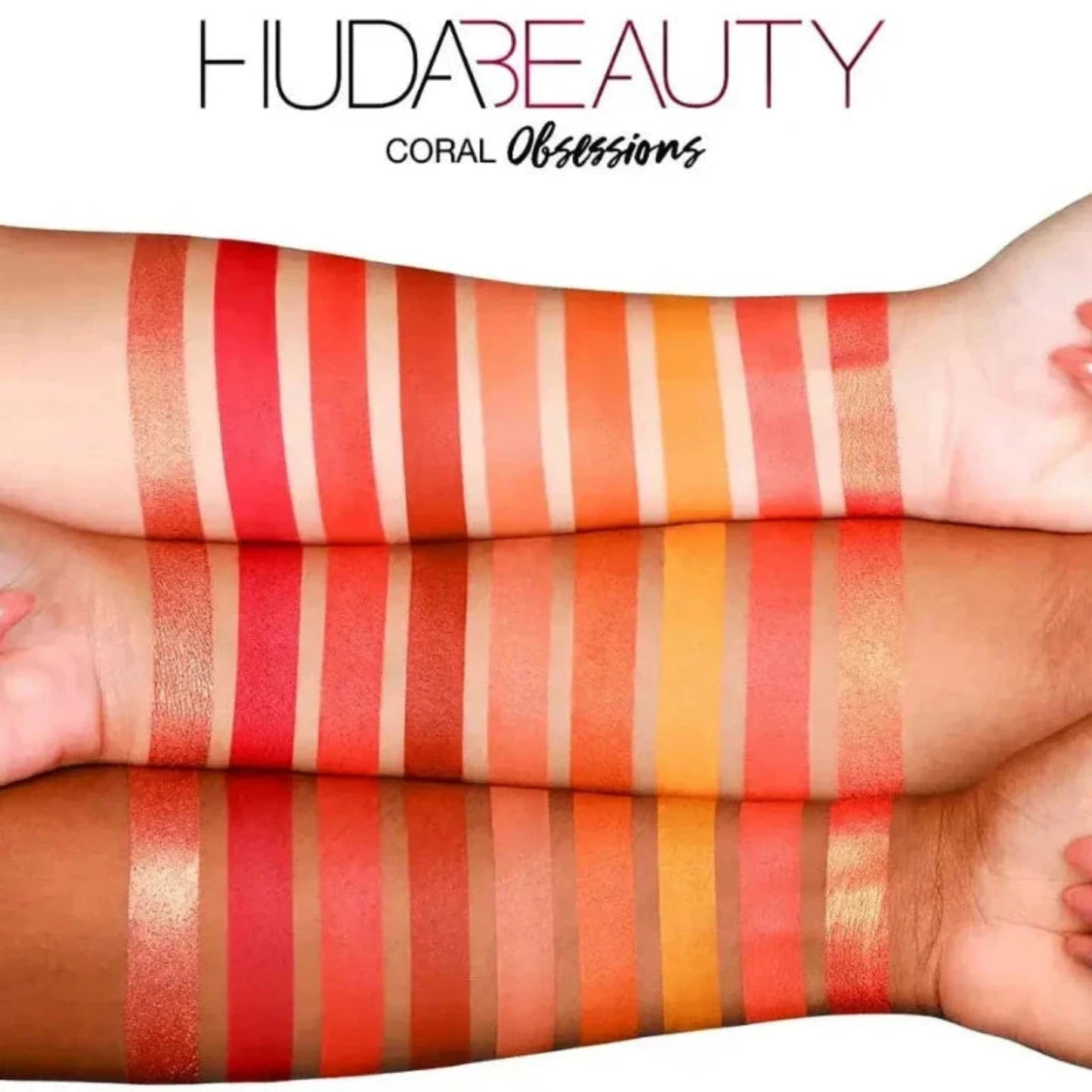 Huda beauty coral obsession palette