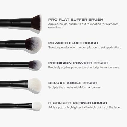 Morphe face the beat 5 pc brush set