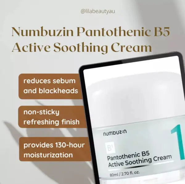 Numbuzin Pantothenic B5 Active Soothing Cream