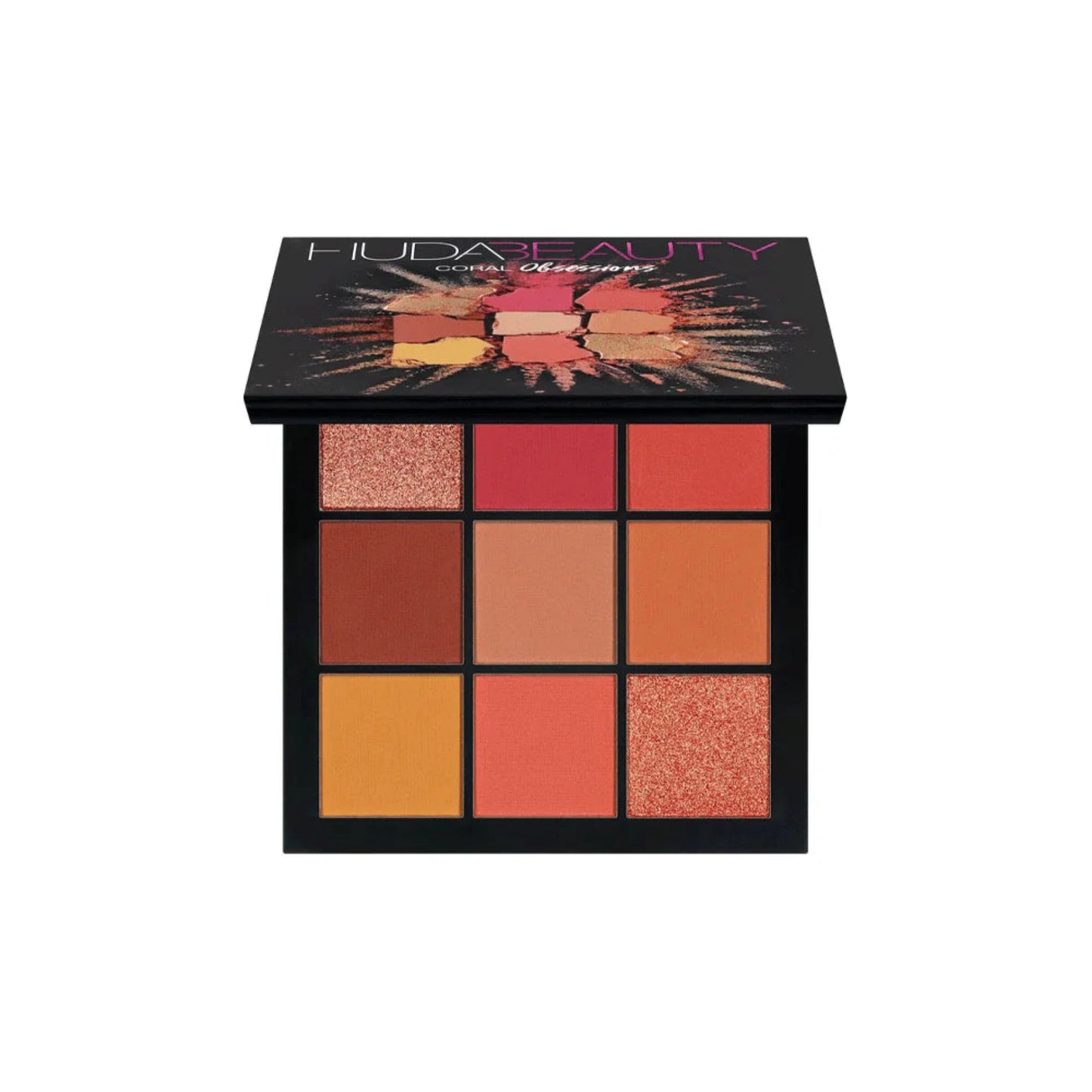 Huda beauty coral obsession palette