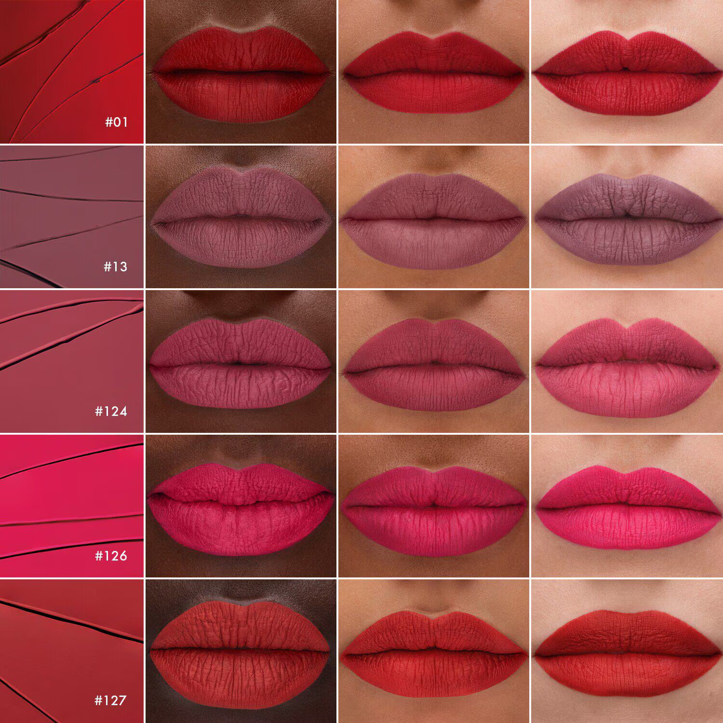 Moving Lights - No Transfer Cream Lip Stain Velvety Red Kit