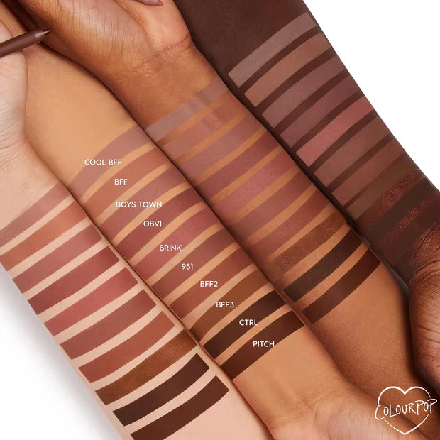 ColourPop truth n bare lip liner set