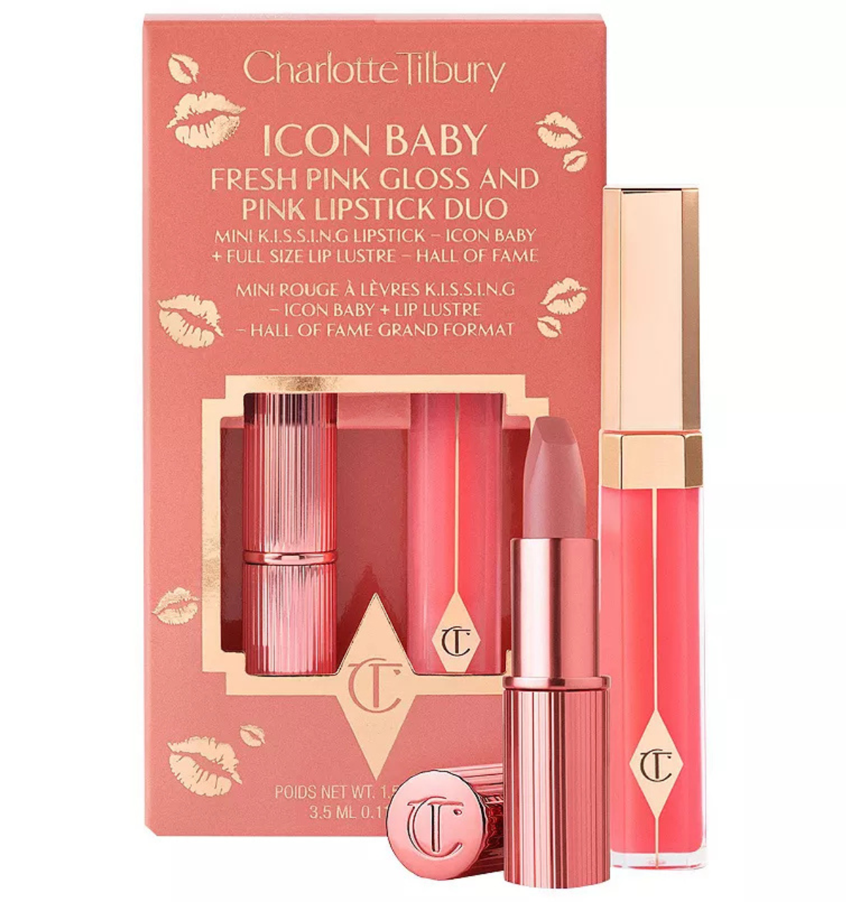 Charlotte Tilbury K.I.S.S.I.N.G Lipstick and Lip Gloss Duos