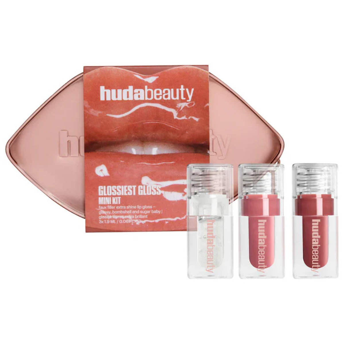 Glow Cosmetics Huda Beauty Mini Glossiest Set