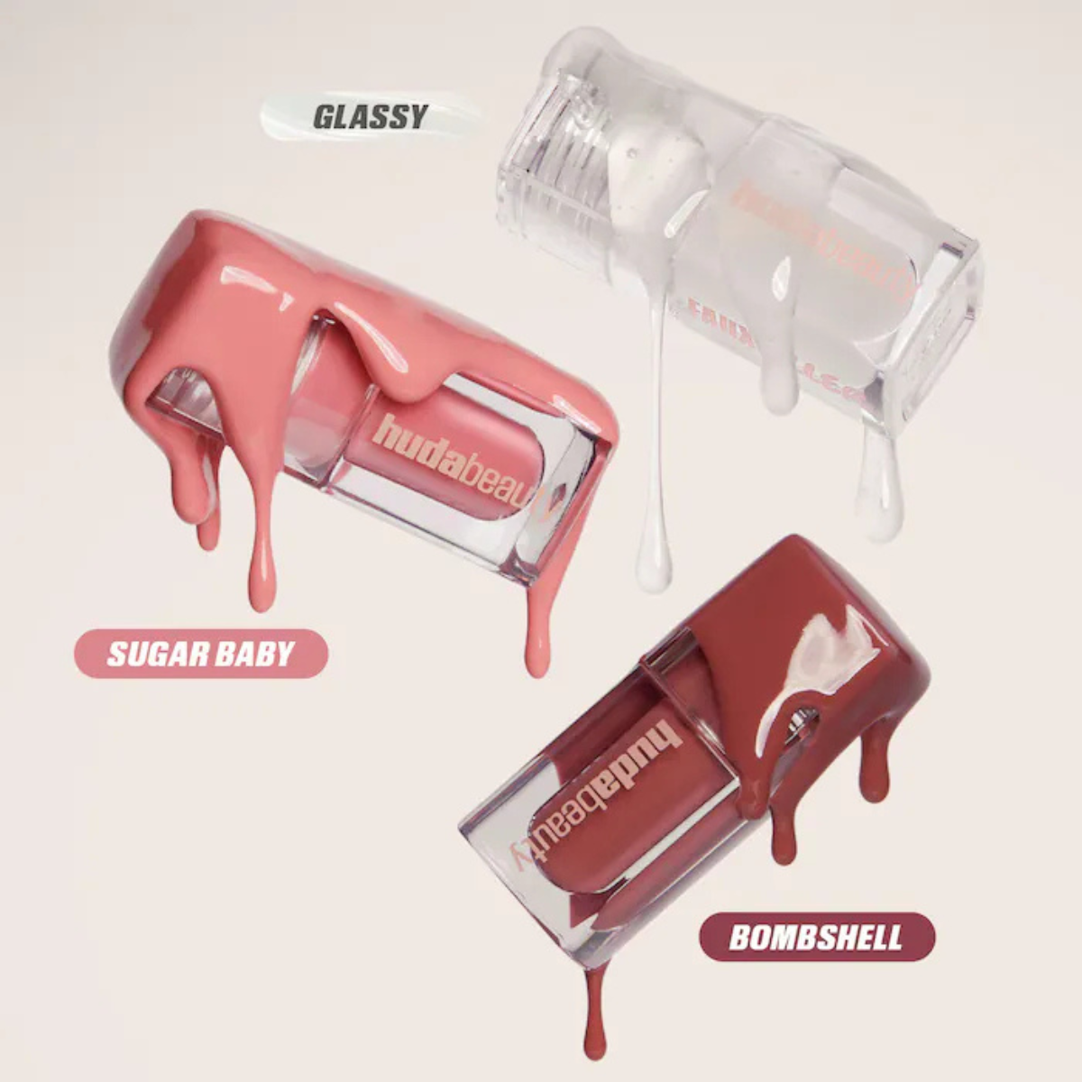 Glow Cosmetics Huda Beauty Mini Glossiest Set