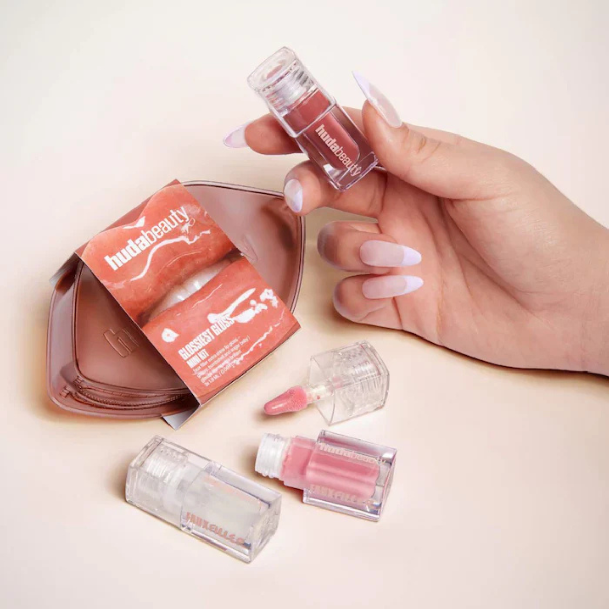 Glow Cosmetics Huda Beauty Mini Glossiest Set