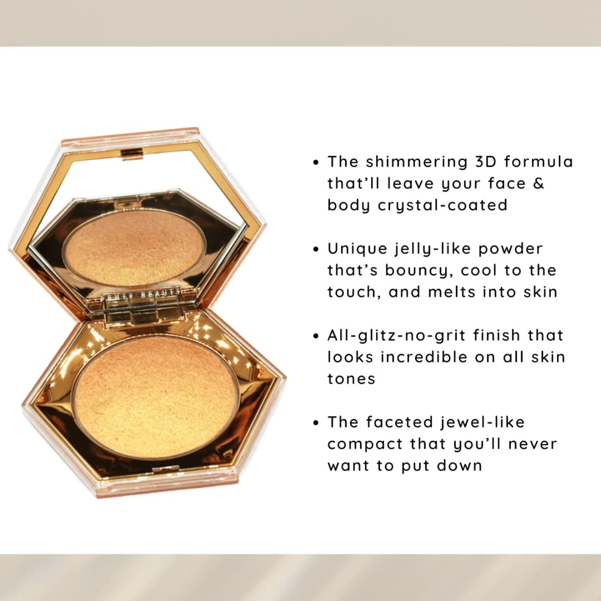 Fenty beauty highlighter shade cognac candy