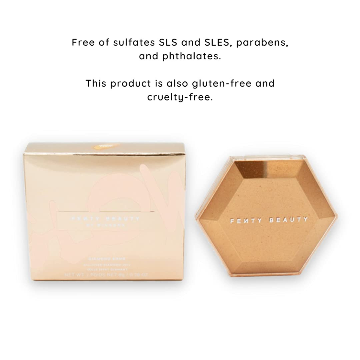 Fenty beauty highlighter shade cognac candy