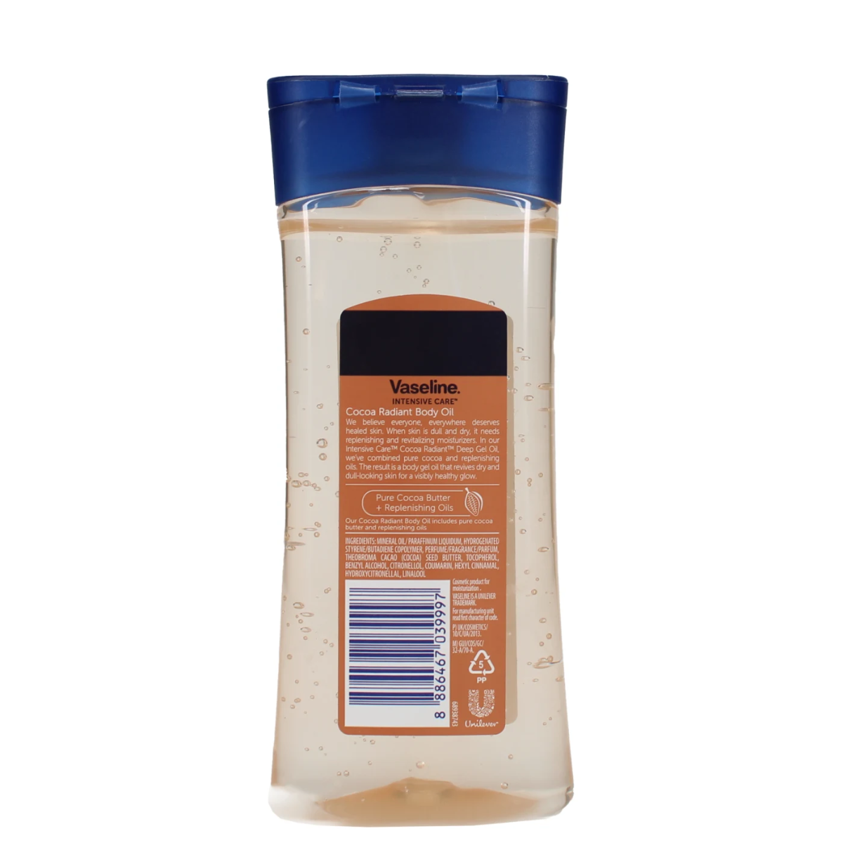 VASELINE 200ML B/OIL COCOA