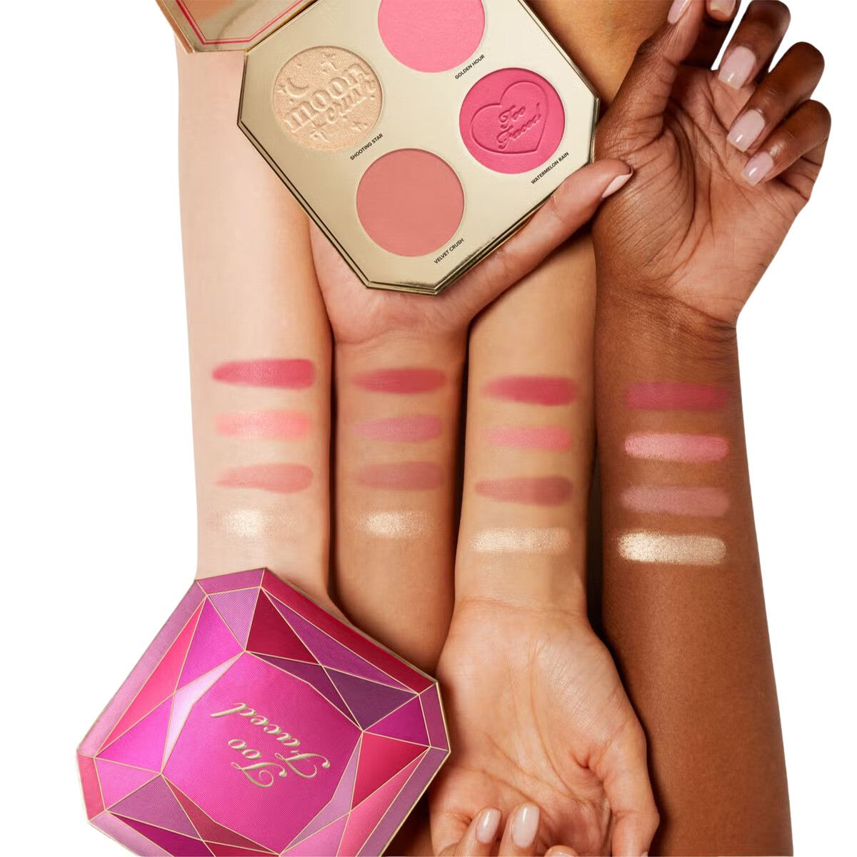 Jewel Crush Blush & Highlighter Face Palette