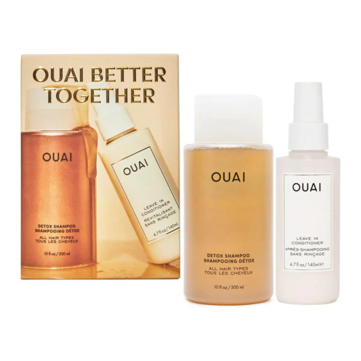 Ouai better together detox leave n conditioner set