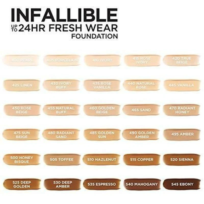 L'Oreal infallible foundation