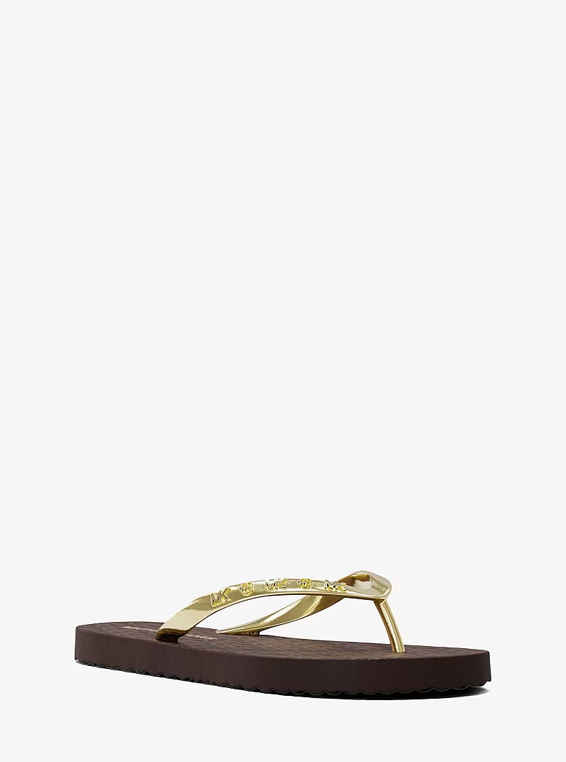 Michael kor - Signature Logo Flip Flops