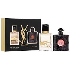 Yves saint laurent mini black opium and kibreEau de perfum set