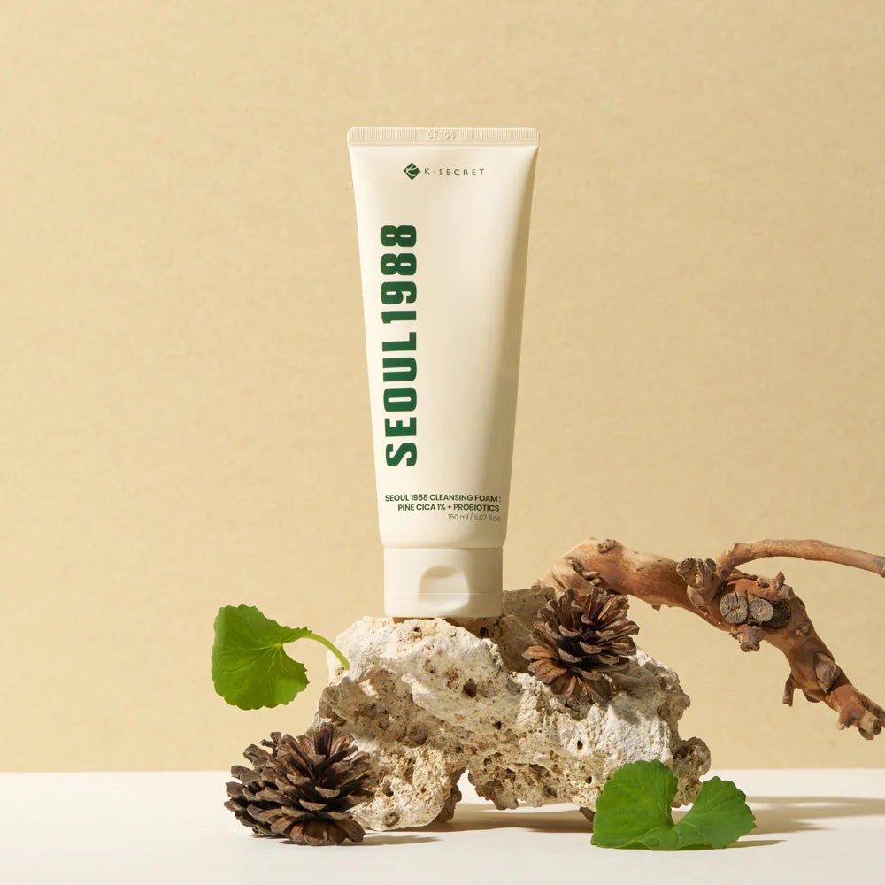 SEOUL 1988 Cleansing Foam : Pine Cica 1% + Probiotics