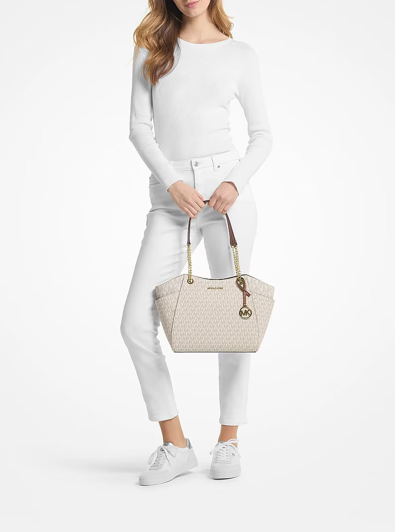 michael kors Jet Set Large Signature Logo Shoulder Bag