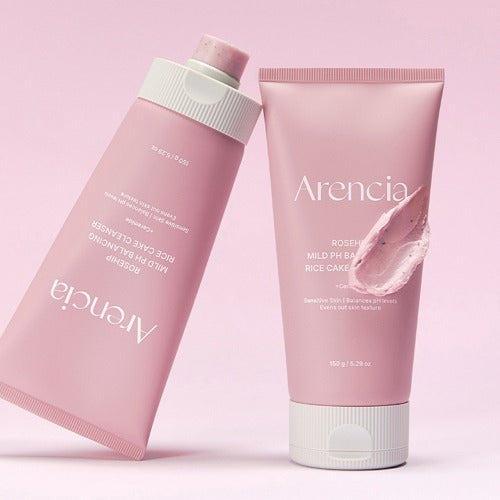 Arencia Rosehip Mild PH Balancing Rice Cake Cleanser 150g