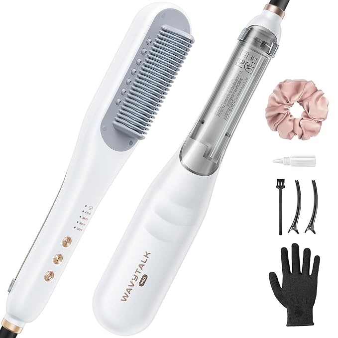 Wavytalk Pro Steam Hair Straightener Brush