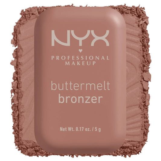 Buttermelt Bronzer: High pigment, true-to-skin buttery powder bronzer. Fade & transfer resistant with up to 12HR wear.