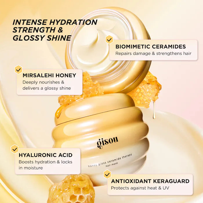Gisou  Honey Gloss Ceramide Therapy Hydrating Hair Mask - 230 Ml