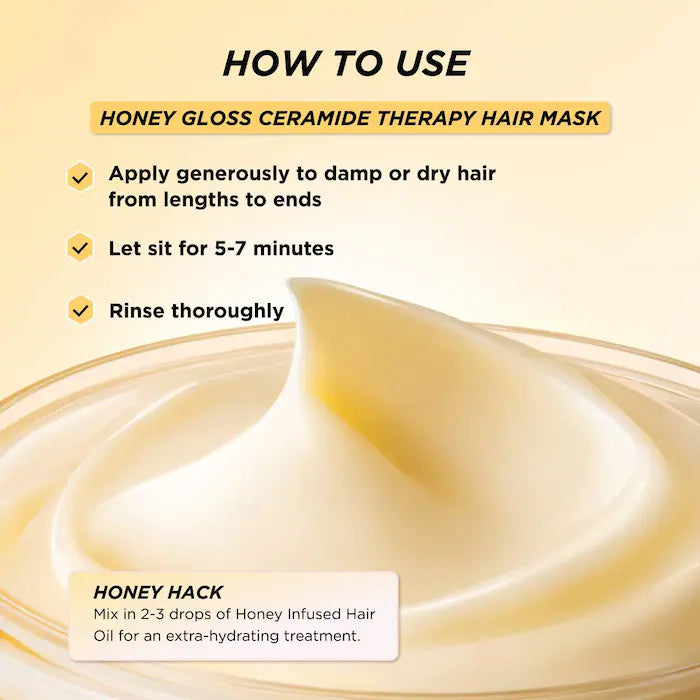Gisou  Honey Gloss Ceramide Therapy Hydrating Hair Mask - 230 Ml