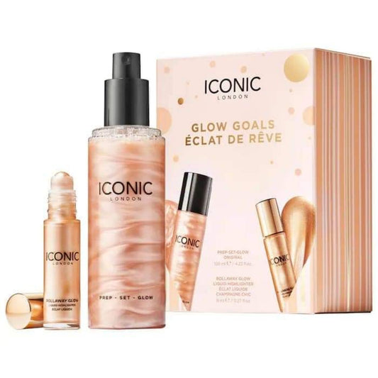 Glow Goals Setting Spray And Highlighter Set