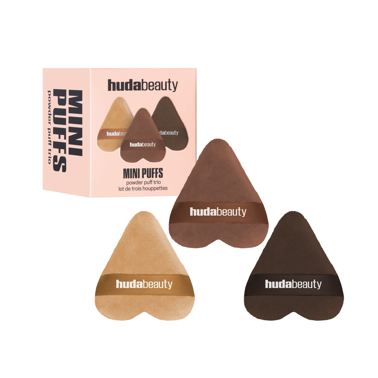 Huda Beauty - Mini Puffs Powder Puff Trio
