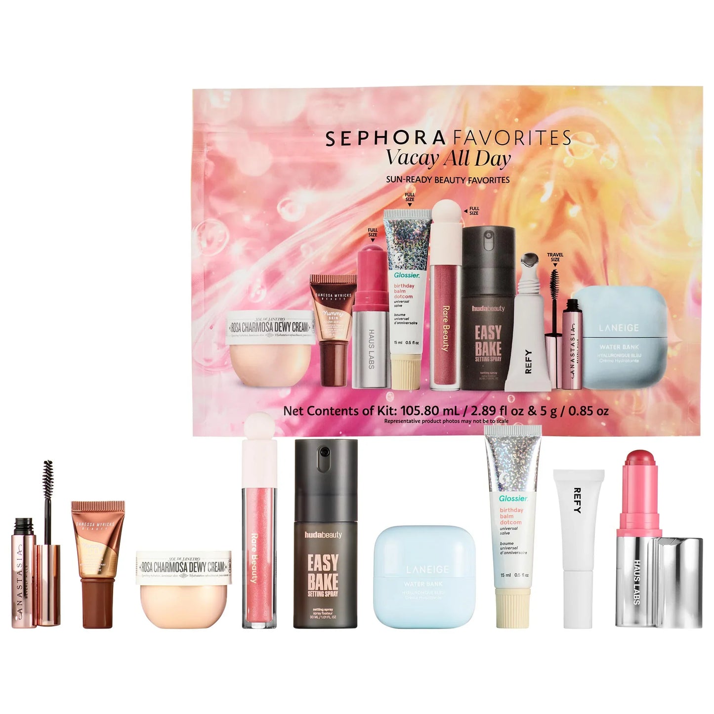 Sephora Vacay All Day Makeup and Skincare Value Set
