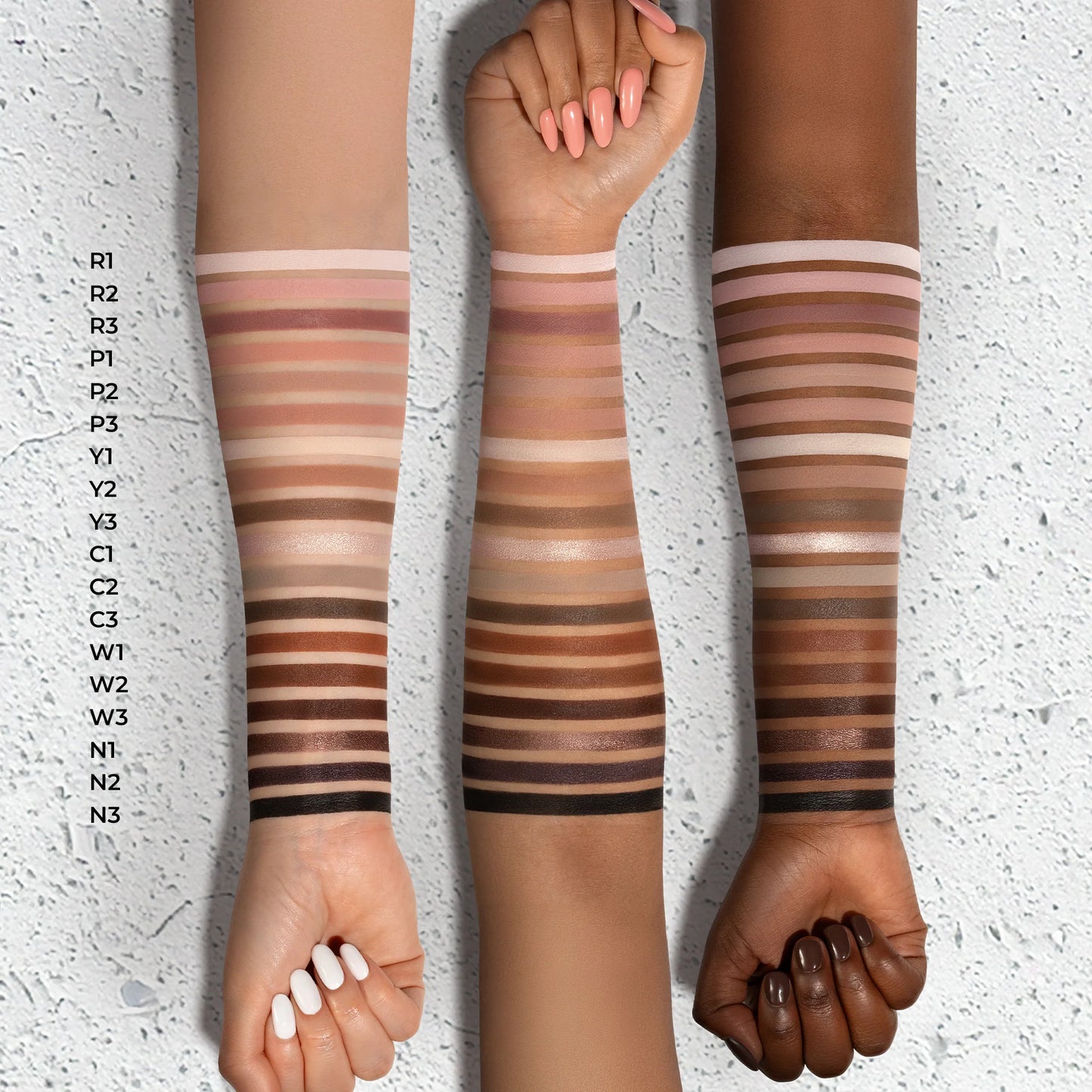 Natasha Denona - EYE SCULPT TEXTURE AND TONE EYESHADOW PALETTE