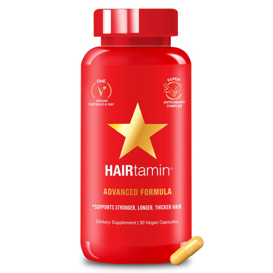 HAIRtamin Vegan Hair Vitamins for Faster Hair Growth, 30 capsules, Single Unit 1