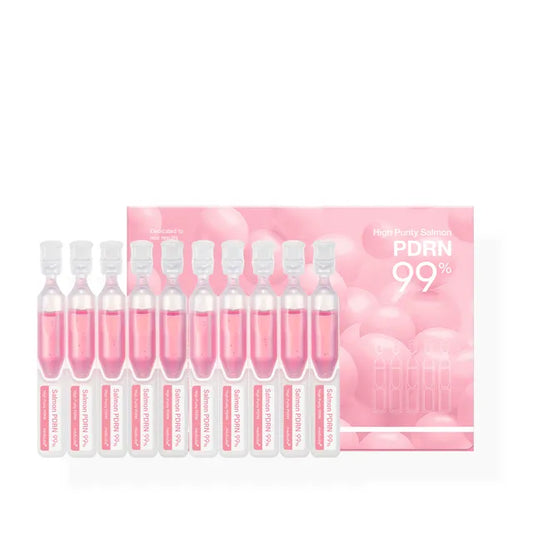 medicube Salmon DNA PDRN Pink One Day Serum | 99% Salmon DNA PDRN Intensive Ampoule, Collagen, Glutathione, Hyaluronic Acid - Improves skin radiance | Korean skincare 0.05 fl.oz x 10e