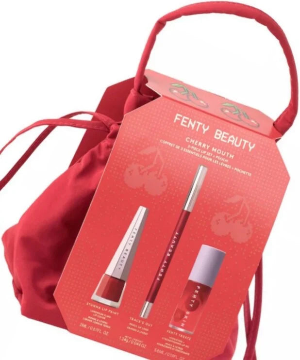 Fenty Beauty by Rihanna Cherry Mouth 3-Piece Lip Set