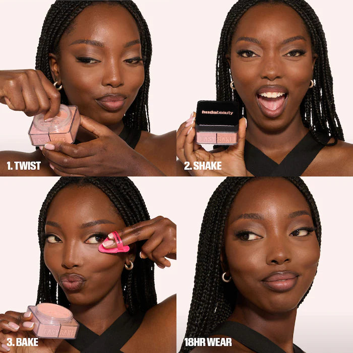 HUDA BEAUTY  Easy Bake Loose Powder Brightening + Correcting Duo
