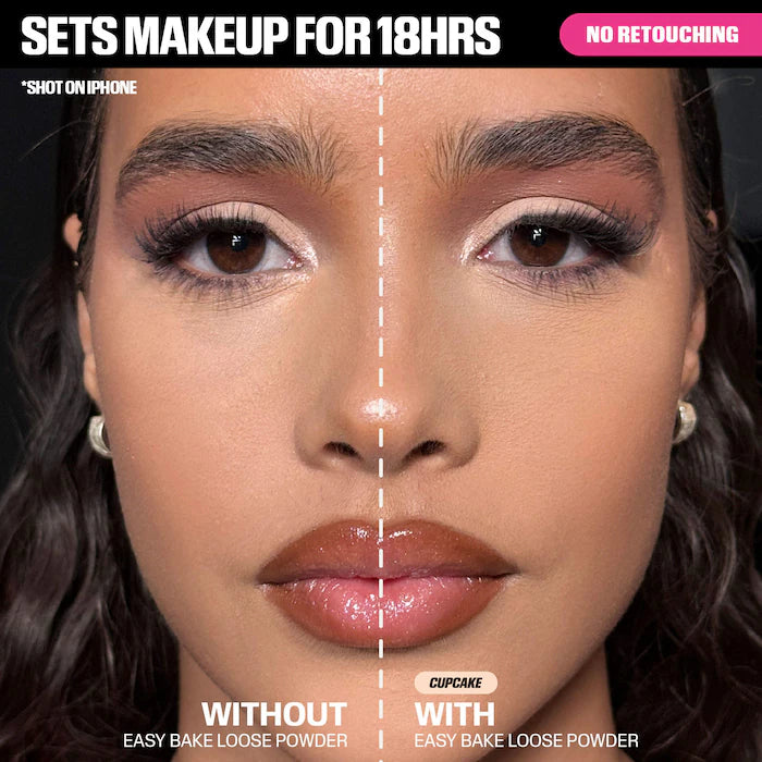 HUDA BEAUTY  Easy Bake Loose Powder Brightening + Correcting Duo