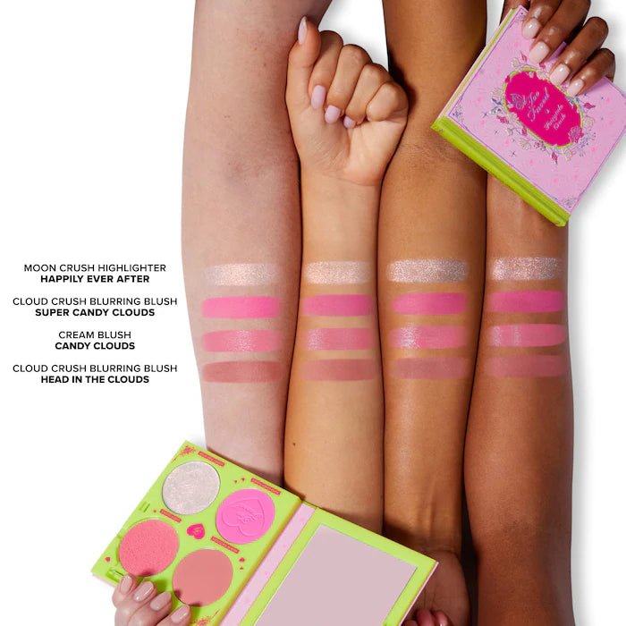 Too Faced  Fairytale Crush Blush & Highlighter Palette Makeup Set