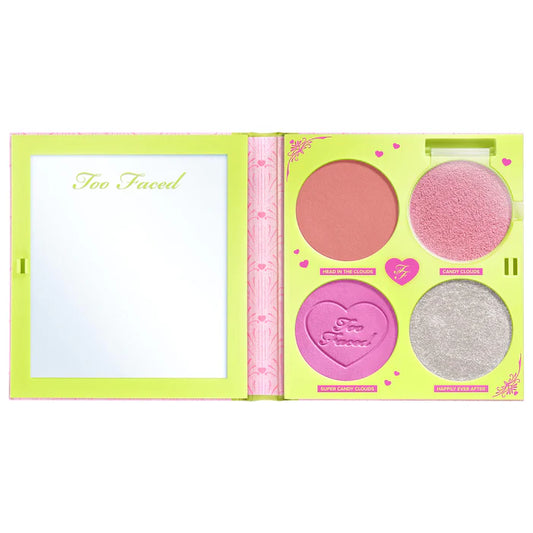 Too Faced  Fairytale Crush Blush & Highlighter Palette Makeup Set
