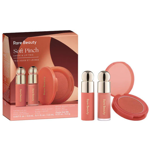 Rare Beauty by Selena Gomez  Soft Pinch Cheek & Lip Trio Makeup Gift Set