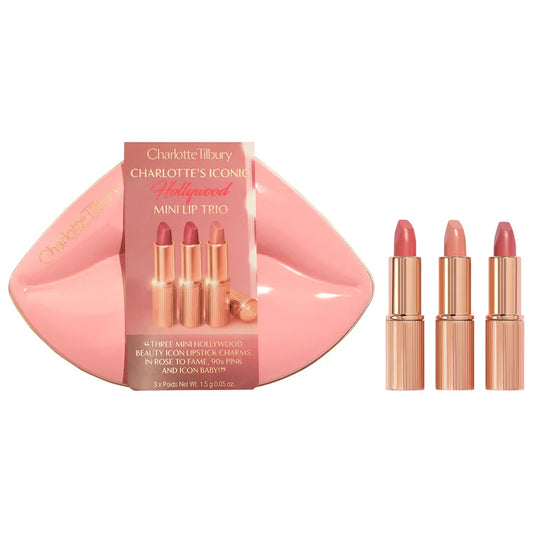Charlotte Tilbury  Mini Iconic Hollywood Lipstick Trio Gift Set